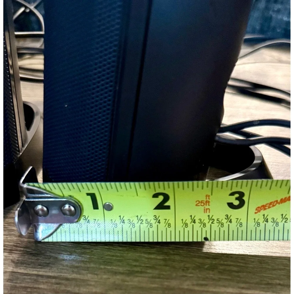 Dell AX210 Stereo Speakers USB Powered Desktop Laptop Black Excellent Condition